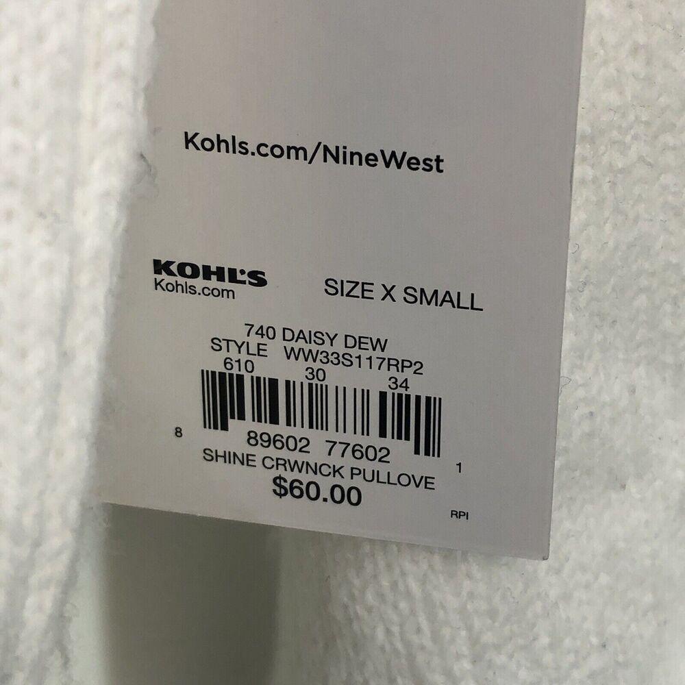 NEW Nine West Women’s X-Small STRETCH Soft Knit Sweater - Picture 13 of 15